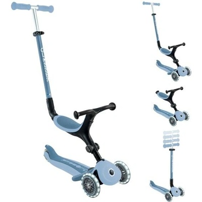 Globber Go up active lights ecologic modrá