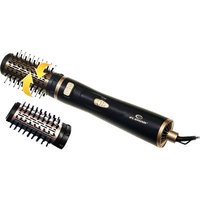 Elekom Въртяща се четка elekom ЕК-928, 2 четки, Въртене в двете посоки, Слайдер за посока на въртене, Черен - Код g9057 (g9057-3800158101911)