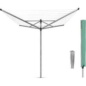 Brabantia Външен простор Brabantia Lift-O-Matic 60m, метален шип за вкопаване и калъф (90300270) - azo