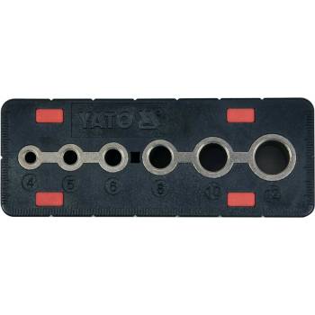 YATO Šablóna na vŕtanie otvorov 4-12 mm (YT-39700)