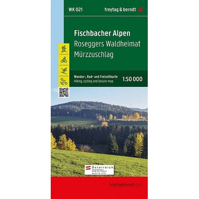 Turistická mapa Fischbacher Alpy