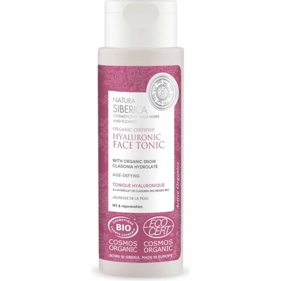 Natura Siberica Organic Certified Anti-Aging pleťové tonikum s kyselinou Hyaluronovou 150 ml