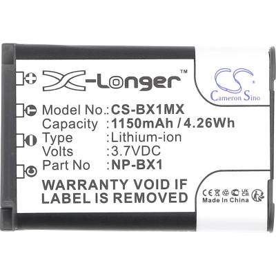 Cameron sino Батерия за фотоапарат SONY NP-BX1 LiIon 3.7V 1150mAh Cameron Sino (CS-BX1MX)
