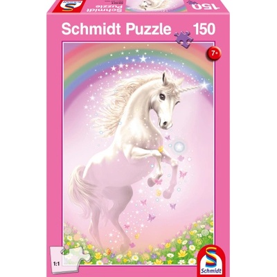 Schmidt Spiele Пъзел Schmidt от 150 части - Розов еднорог (56354)