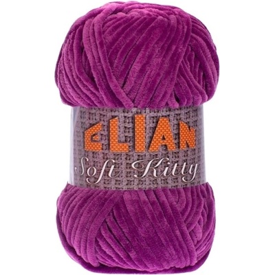 VSV Pletací příze Elian Soft Kitty 97442 - fialová