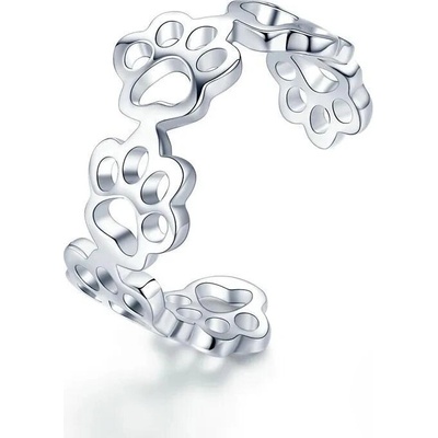 P&J Jewellery Stříbrný prsten Psí tlapky SRUNI49