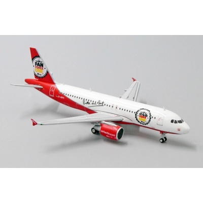 JC Wings A320-214 Air Berlin 2010s Colors. With Fan Force One Titles 1:400