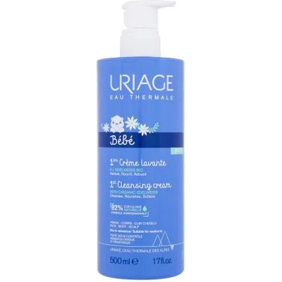 Uriage Bébé 1st Cleansing Cream подхранващ и омекотяващ измиващ крем 500 ml