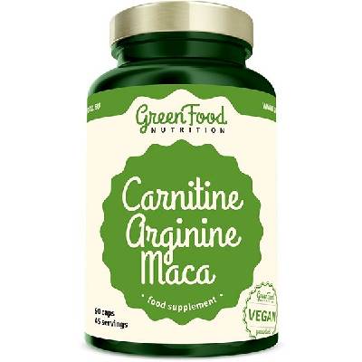 GreenFood Carnitin Arginin Maca 90 kapslí