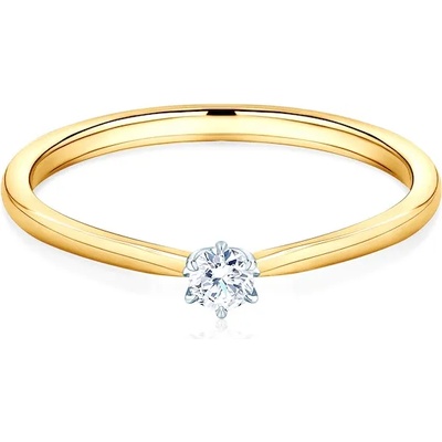 SAVICKI Годежен пръстен Savicki: двуцветно злато, диамант