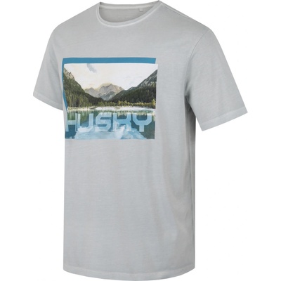 Husky pánske tričko Tee Lake light grey