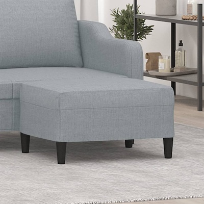 vidaXL Табуретка, светлосива, 70x55x41 см, Плат (349303)
