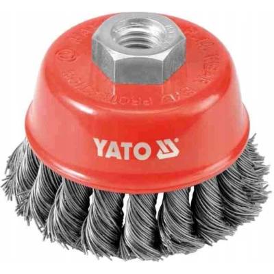 Yato Kartáč drátěný čelní M14 x 60 mm YT-4767