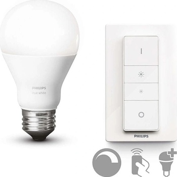 Philips Hue LED Bulb E27 DIM 9,5W 60W teplá biela 800lm