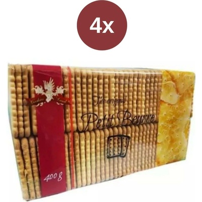 Cookiesland petit beurre original 4 x 400 g
