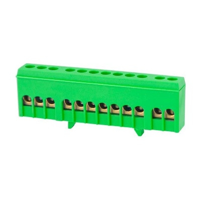 Můstek (svorkovnice) PE 12-F v krytí zelená p0650015