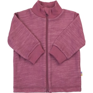 Joha Детско вълнено яке Joha Kid's Cardigan with Collar and Zip Merino jacket - Bordeaux - размер 110 (703-7034-0116)