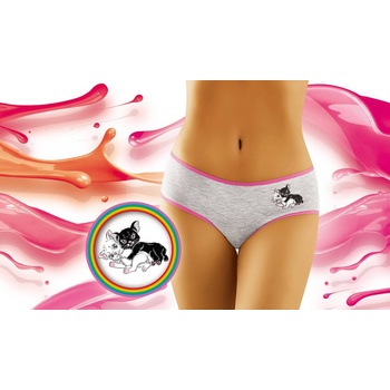 Wol-Bar Бикини Figi-Kociaki-2502-MelanV-16097-Melanż - Син, размер S