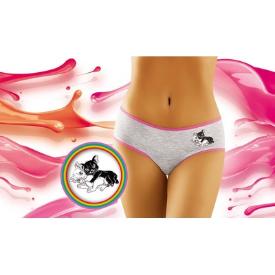 Wol-Bar Бикини Figi-Kociaki-2502-MelanV-16097-Melanż - Черен, размер S