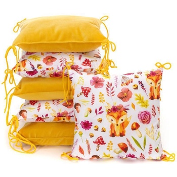 T tomi Vankúšikový mantinel Velvet + vankúšik mráčik Foxes