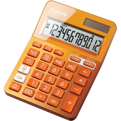 Настолен калкулатор Canon LS-123K, 12-разряден, Оранжев, 2060120164