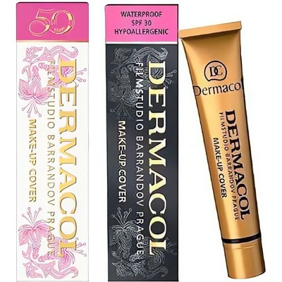 Make-up SPF 30 Cover pro jasnou a sjednocenou pleť Dermacol 210 30 g