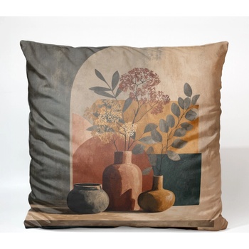 Takoy Zamatová zlaté vázy 2-HT-00356 45 x 45 cm