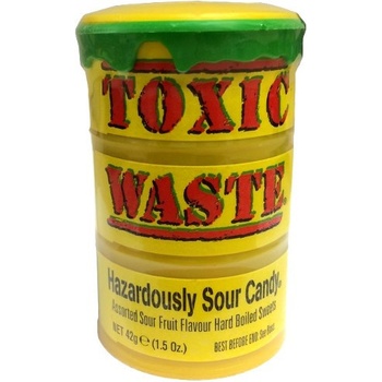 Toxic Waste Yellow Sour Candy 42 g