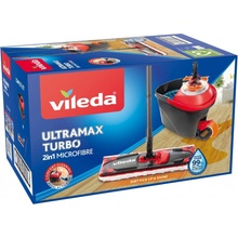 Vileda Ultramax TURBO mop + vedro + handrička Actifibre Soft