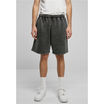 Heavy Stone Washed Sweat shorts černé