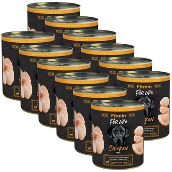 Fitmin Консерва Fitmin For Life CHICKEN пате 12 x 800 г