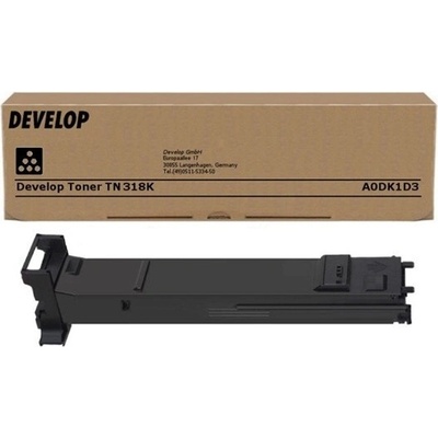 Develop TN-318K A0DK1D3 черен (black) оригинален тонер (A0DK1D3)