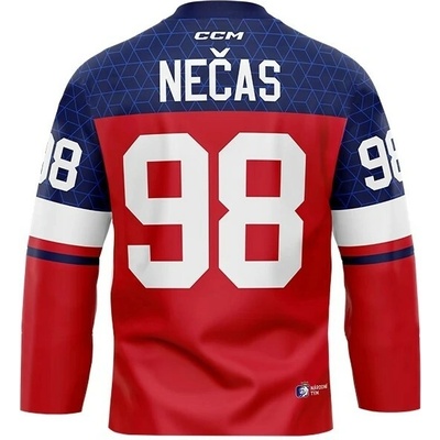 CCM Fandres replica Dres české hokejové reprezentace Martin Nečas #98 2026 červený – Zboží Dáma