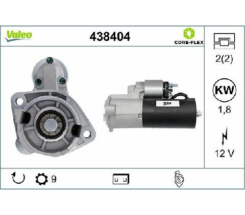 Štartér VALEO CORE-FLEX 438404