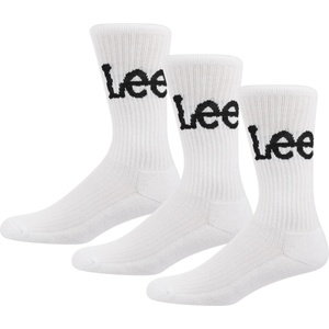 Lee Чорапи Lee Cotton Crew Socks - White