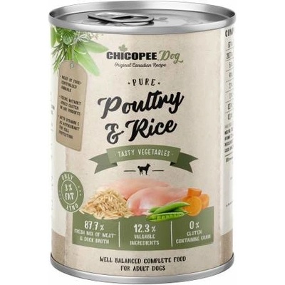 Chicopee Adult Dog Pure Poultry & Rice 400 g