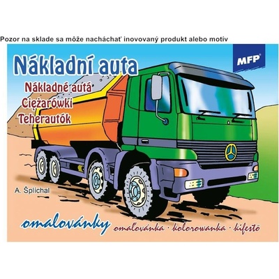 Omaľovánka A5 MFP Nákladné autá 5300196