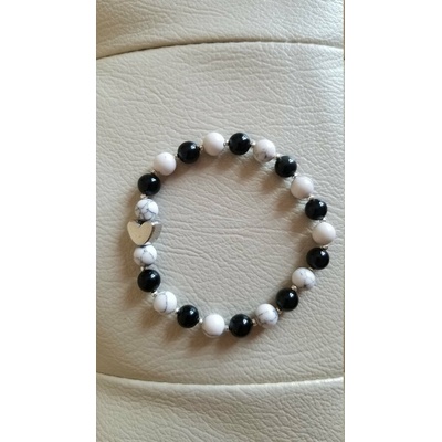 Crimson Oliver Hladký korálkový náramok FE49900719898967HI