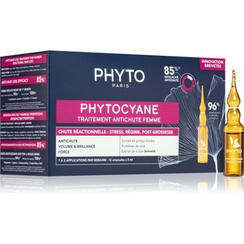 PHYTO Phytocyane Women Treatment грижа за растеж на косата против косопад 12x5ml