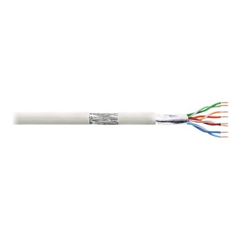 LogiLink Netzwerk Verlegekabel S/FTP Cat. 6, PVC, weiß, 305m (CPV0038) (CPV0038)
