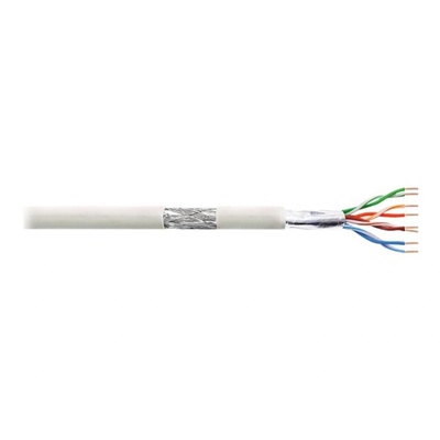 LogiLink Netzwerk Verlegekabel S/FTP Cat. 6, PVC, weiß, 305m (CPV0038) (CPV0038)