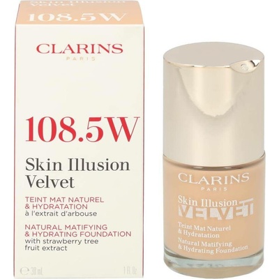 Clarins Skin Illusion Velvet Tekutý make-up s matným finišem s vyživujícím účinkem 108.5W 30 ml