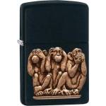 Zippo Запалка Zippo 29409 - Three Monkeys (29409)