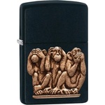 Zippo Запалка Zippo 29409 - Three Monkeys (29409)