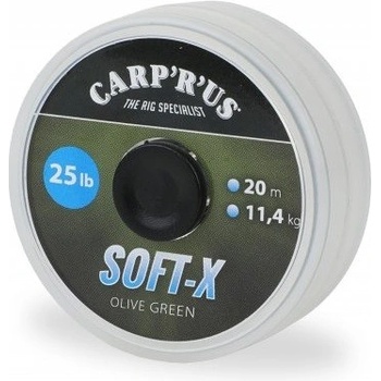 Carp 'R' Us šnúra Soft-X Olive Green 20m 45lb