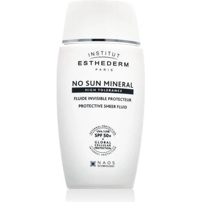 Institut Esthederm No Sun Mineral Protective Sheer Fluid SPF50+ слънцезащитен крем за лице 40 ml унисекс