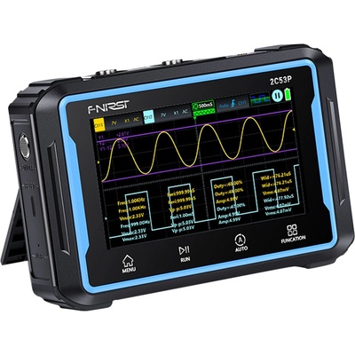 Fnirsi 2C53P Осцилоскоп, генератор на сигнали и мултиметър 3в1, 2 канала, 50 Mhz (2C53P)
