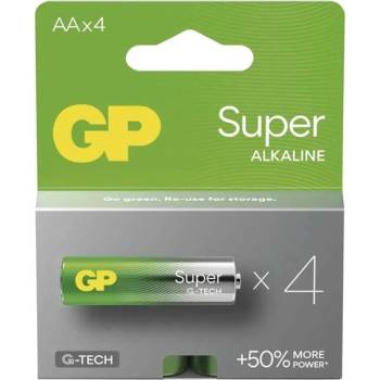 GP Batteries B01214 Super AA (LR6) алкални батерии 4бр (B01214)