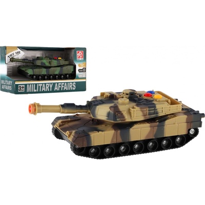 Tank 17 cm na zotrvačník na batérie so svetlom so zvukom