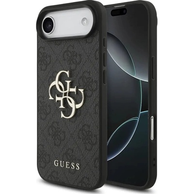 GUESS Калъф Guess 4G с голямо лого за iPhone 17 Air - черен (3666339491499)